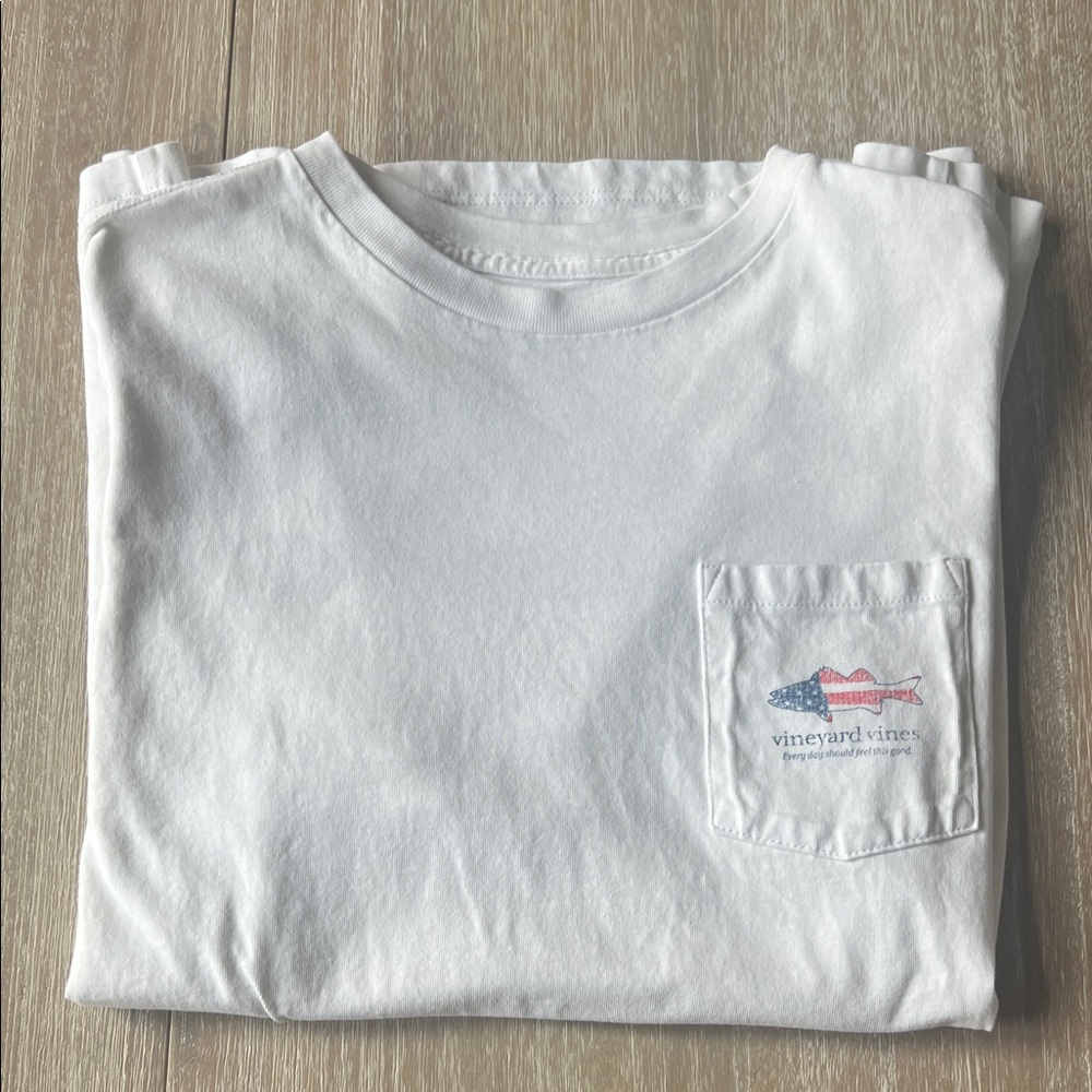 Vineyard Vines White Short Sleeve Tee
